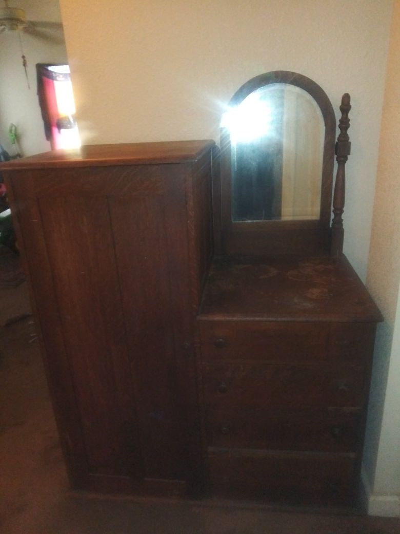 Antique Chifferobe / wardrobe / dresser