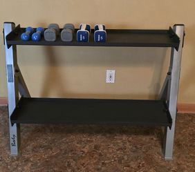 Body-Solid Dual Dumbbell and or Kettlebell Rack