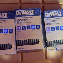 DeWALT 18 ga 1/4’’ narrow crown staples