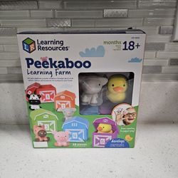 Learning Resources Peekaboo Learning Farm Animals Fine Motor Montessori *Great Bridge*
