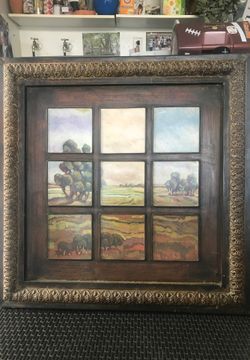 Metal frame picture