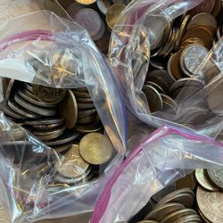 3 Pound Lot Of Foreign Coins