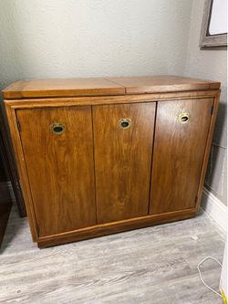 Drexel bar cabinet