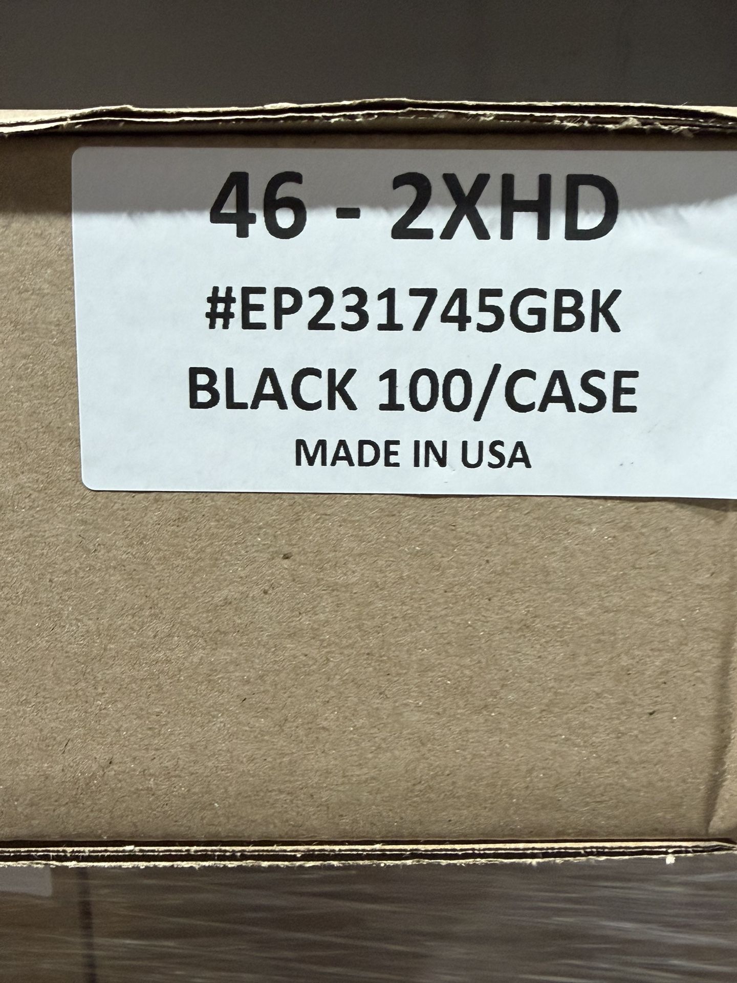 46 Gallon Super Tough Garbage Bags – 1.5 Mil – 100 Count – $15 (Firm)