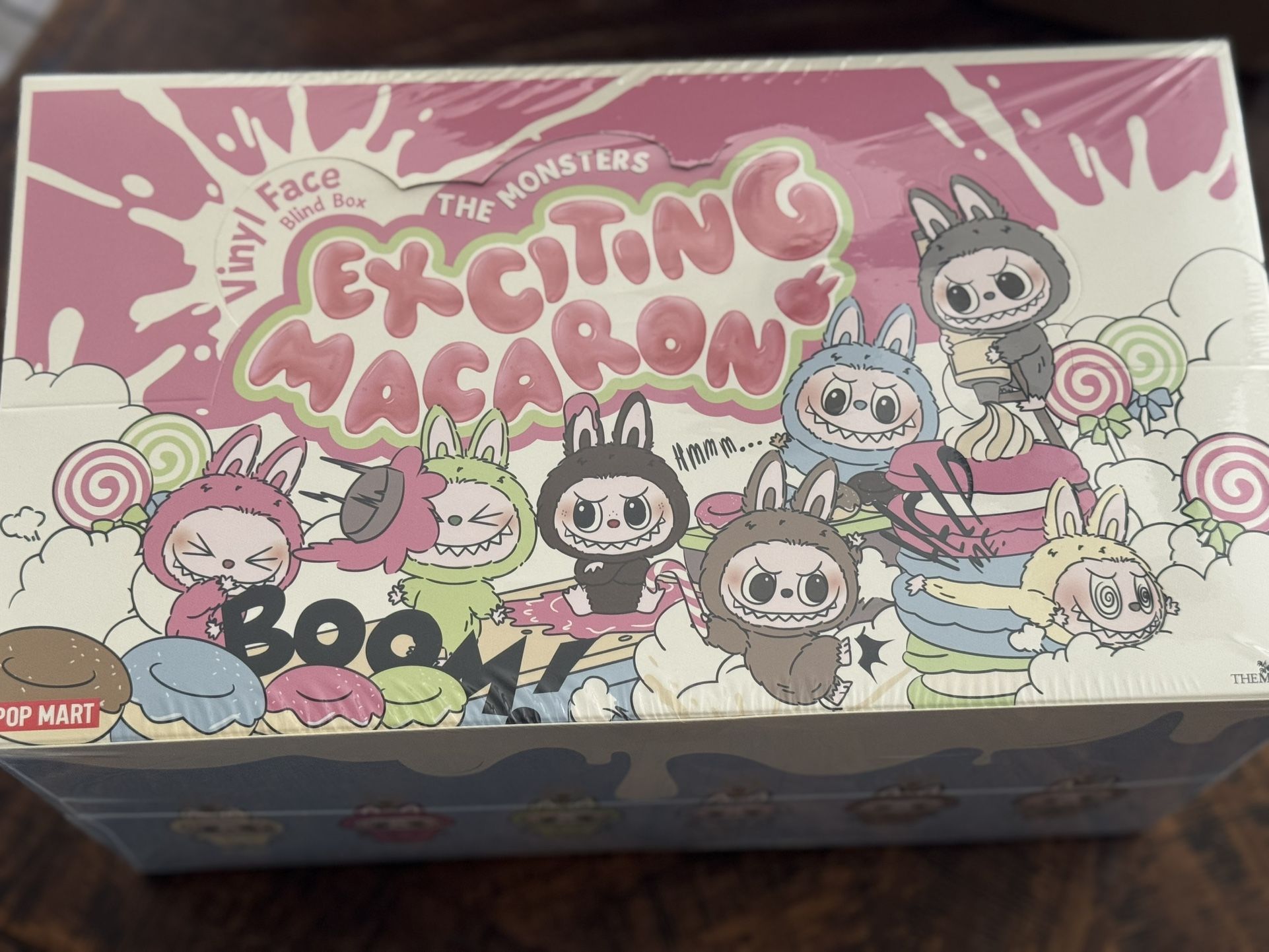 POP MART official LABUBU THE MONSTERS - Exciting Macaron Vinyl Face Blind Box SET