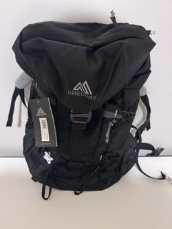 Black Gregory backpack with 31L capacity