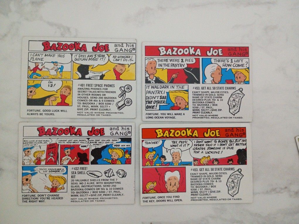 Bazooka Joe Baseball Cards