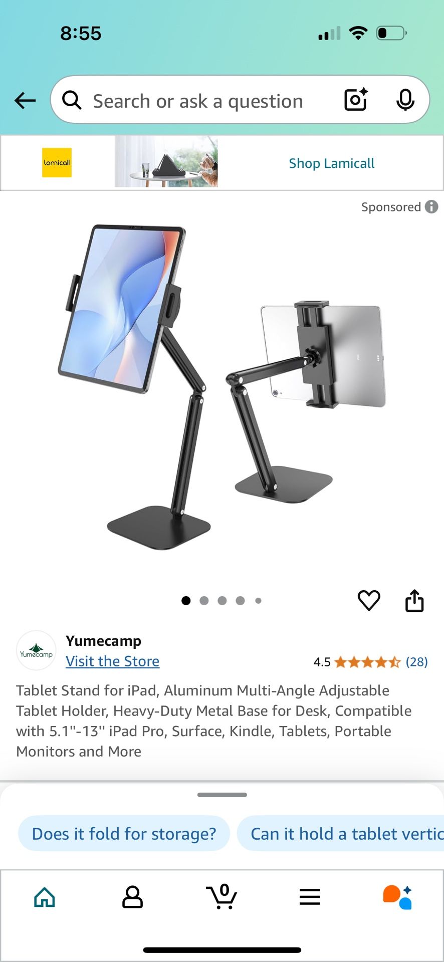 Tablet Stander For iPad