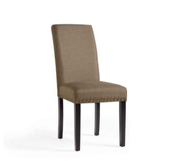 BRAND NEW DHI Nice Nail Head Upholstered Dining Chair, 2 Pack, Pebble Stone (Brown) DHIModel: DC-NC-YH96-14
