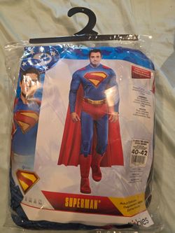 Superman Costume Size XL 20-42