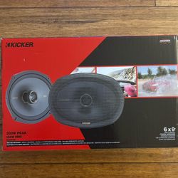 KICKER KSC690 6x9" Car Speakers NEW Open In Box