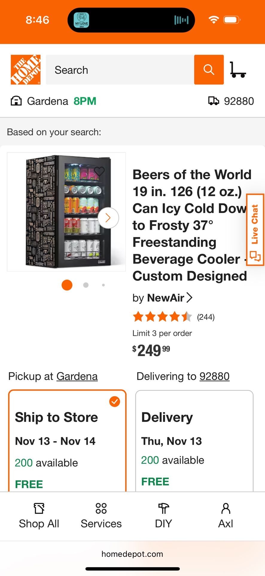 Beverage Cooler / Refrigerator