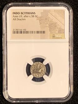 AR Drachm silver
