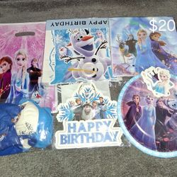 Frozen Party Supplies