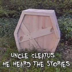 Uncle Cletus never did have much luck  "Rising Casket" (Hand Crafted Halloween Yard Display)