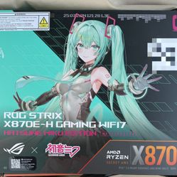 ROG STRIX X870E Wifi-17 HATSUNE MIKU edition