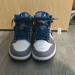 Jordan 1 High Top,size 9.5,blue And White