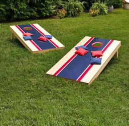 Member's Mark Official Size 2' x 4' Cornhole Board Set with LED Lights $79.99