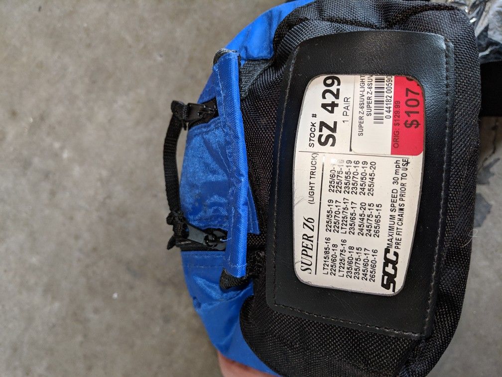 Security Chain Company SZ429 Super Z6 Cable Tire Chains
