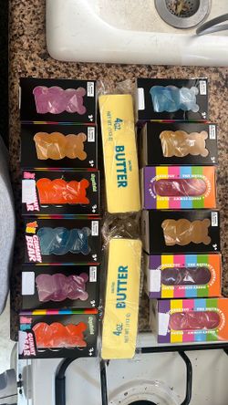 Gummy bear squish.       Salted butter   $10
