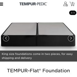 Tempur-Pedic Split King box spring 