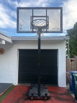 Spalding basketball hoop nba