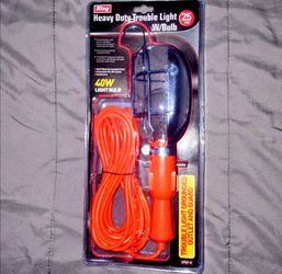 New Heavy Duty Trouble Light 25ft with Bulb