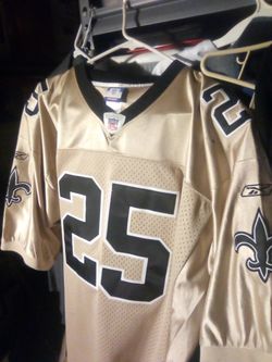 New Orleans Saints Reggie Bush (#25) NFL Authentic Gold Alternate