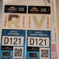Nascar RV Camping Parking