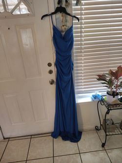Blue dress