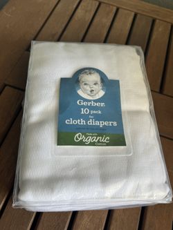 Cloth Diapers- Organic, 10 Pack