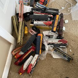 HO Electric Trains And Layout Materials Huge Lot