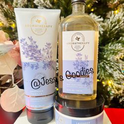 Bath And Body Works Lavender And Vanilla Bath Set