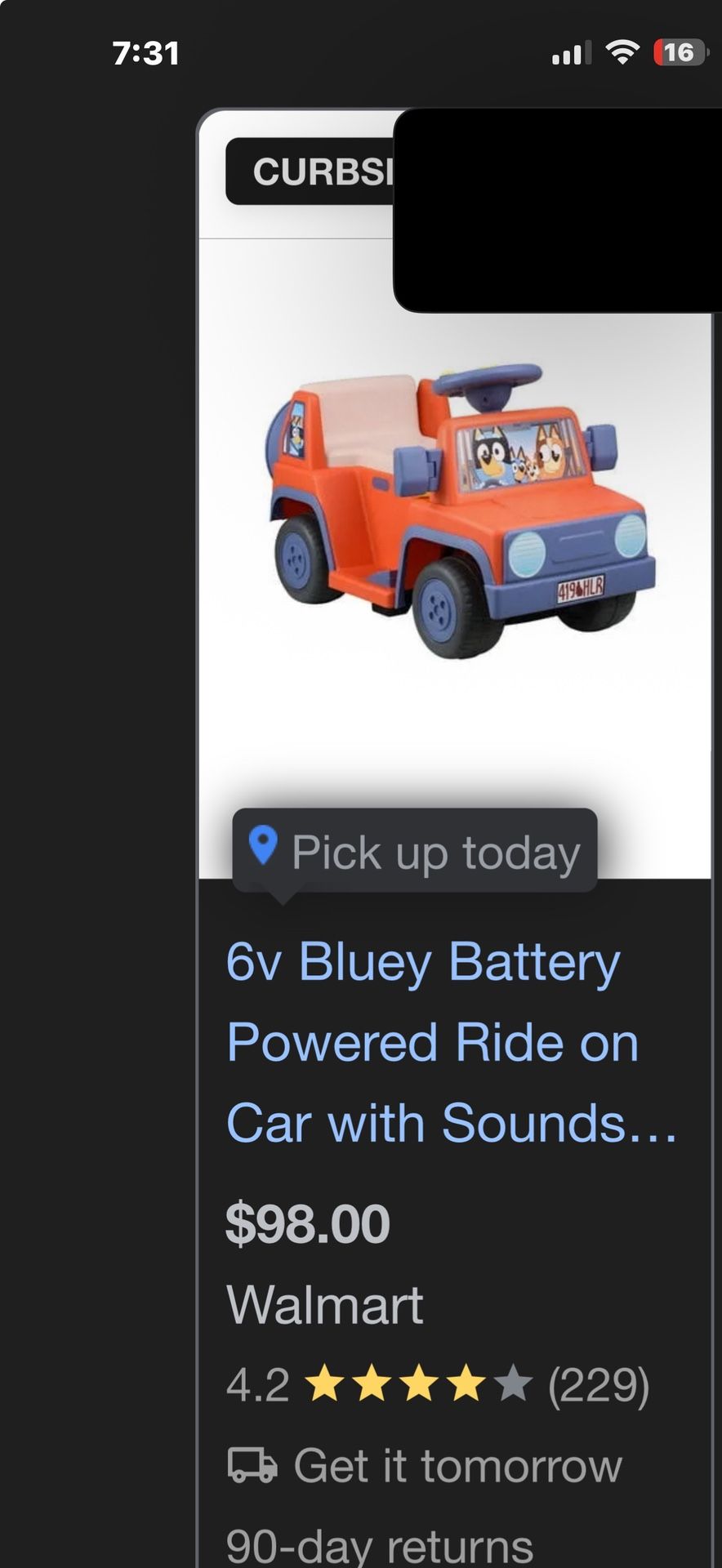 bluey ride on