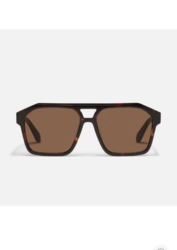 Tortoise Aviator Sunglasses Brown Lenses