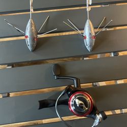 Carrete y Plomos de Pesca