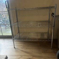 Heavy duty 3 Tier Wire Storage Shelves/rack