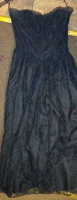 Black Lace tube top dress