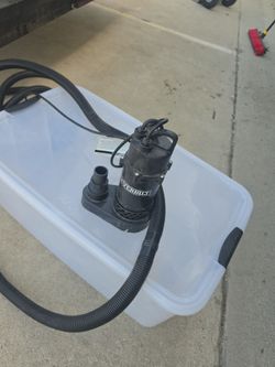 1/4 hp sump pump