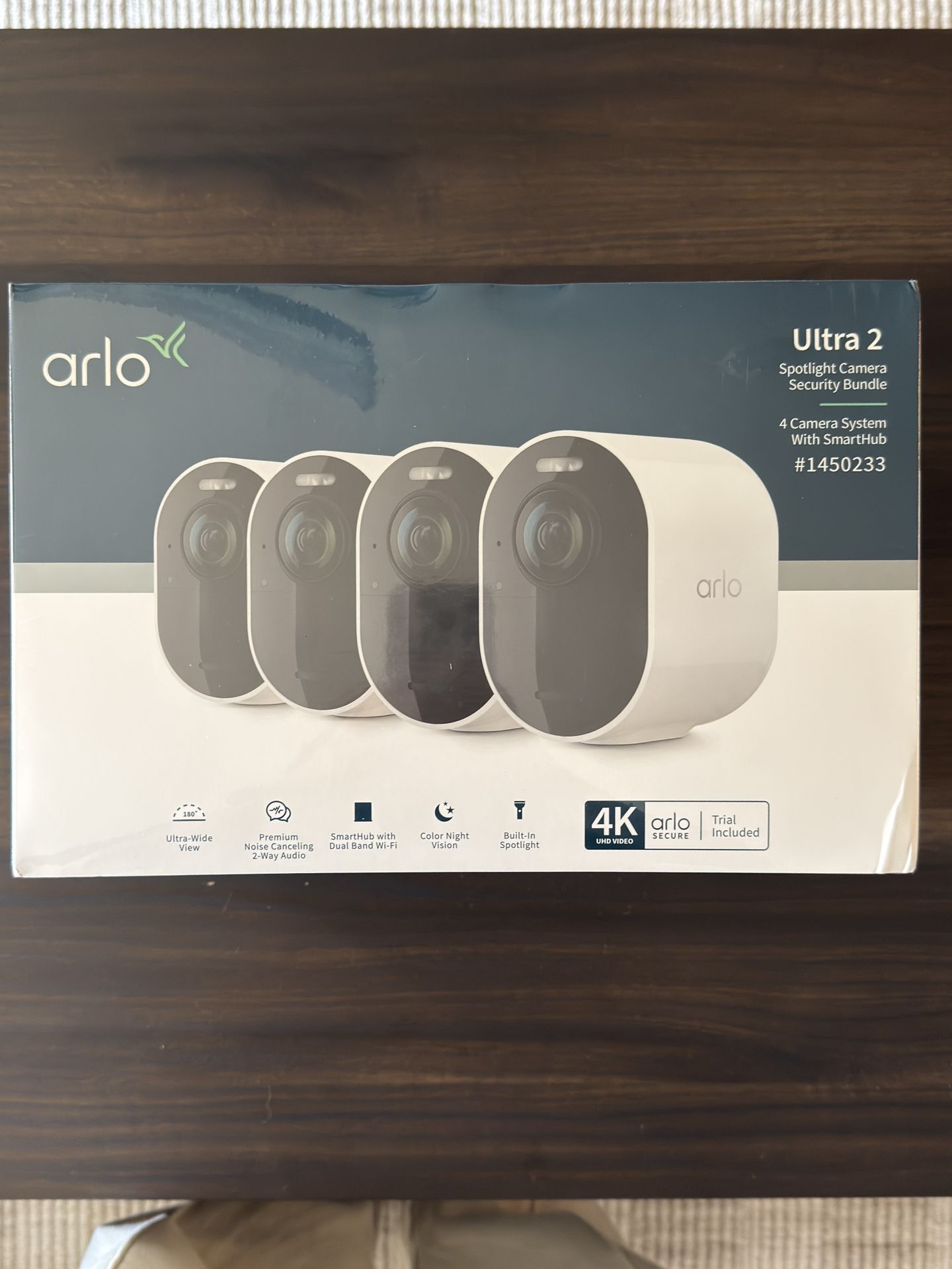 Arlo Ultra 2 – 4 Camera System (NEW & Sealed)