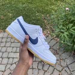 Nike Sb Dunk White Navy 