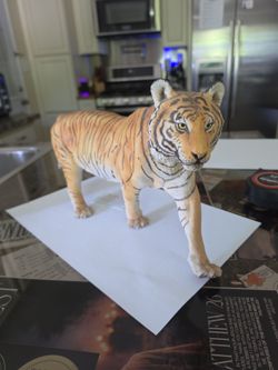 Ceramic tiger.