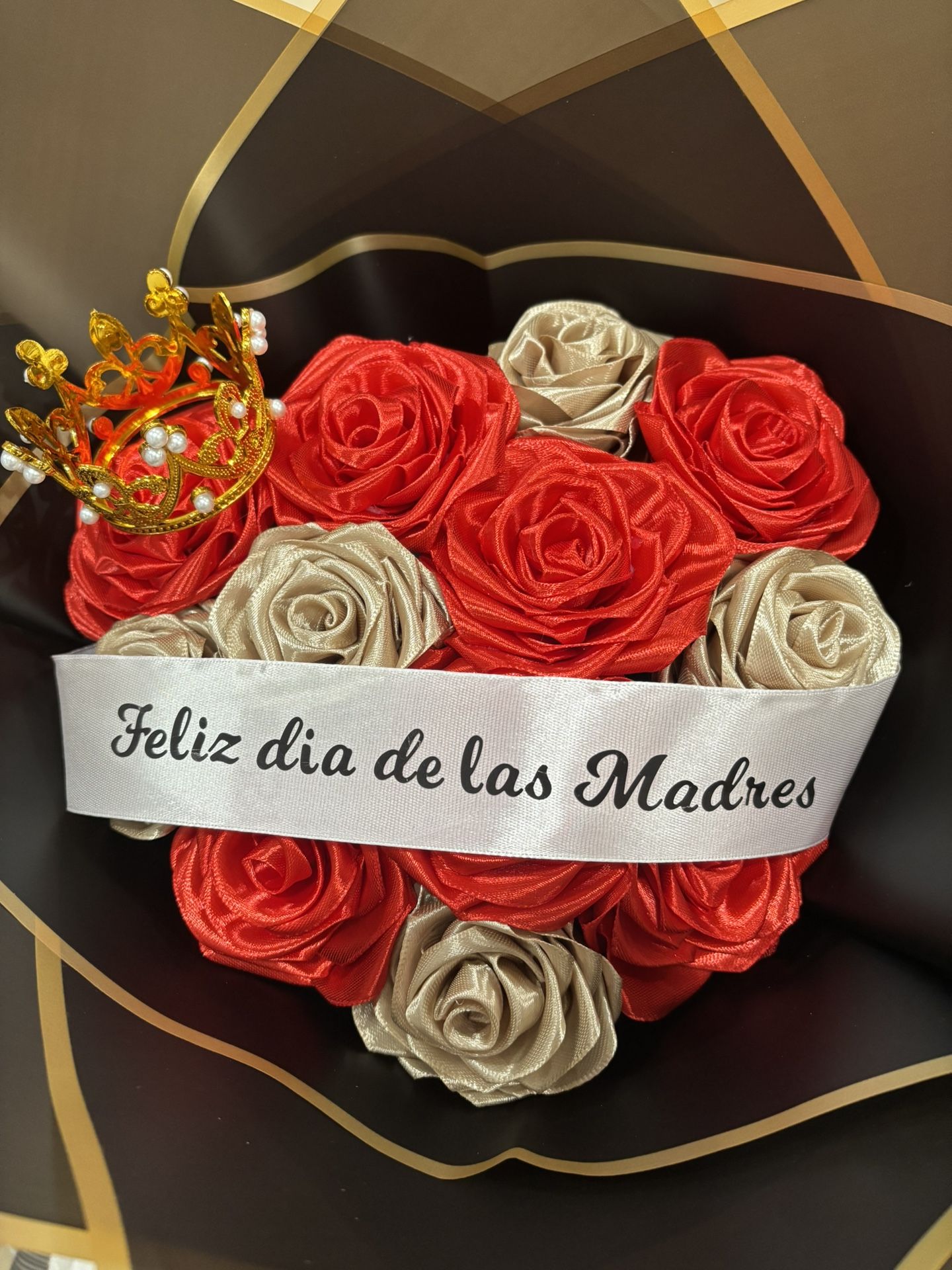 Mothers Day Ribbon Bouquet $37