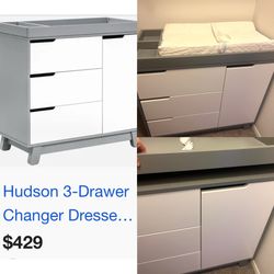 Hudson Multi-Purpose Dresser with Removable Changing Top