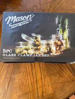 5 piece mason jar canisters