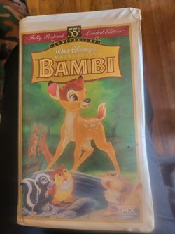 Bambi VHS 55TH LIMITED EDITION