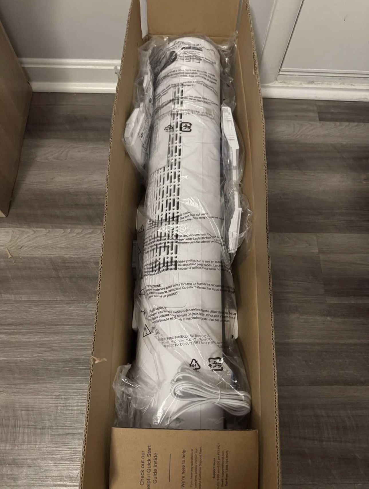 New Levoit Tower fan