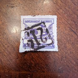 1929 New South Wales 3D Government Railways Stamp