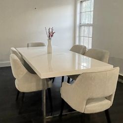 AllModern white dining table 