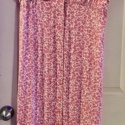 Gently Used Pink Old Navy Floral Dress Size XL